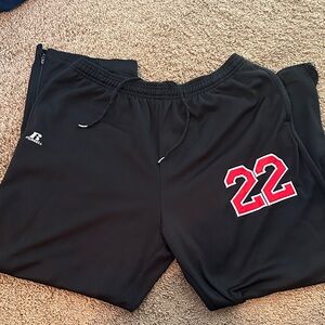Russell Athletic Black sweatpants  with Red '22 Patch